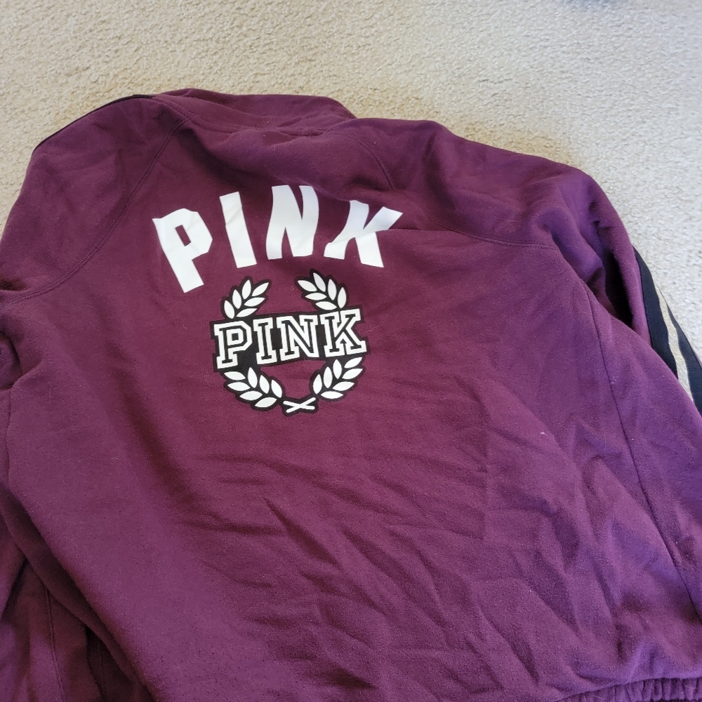 Pink zip up